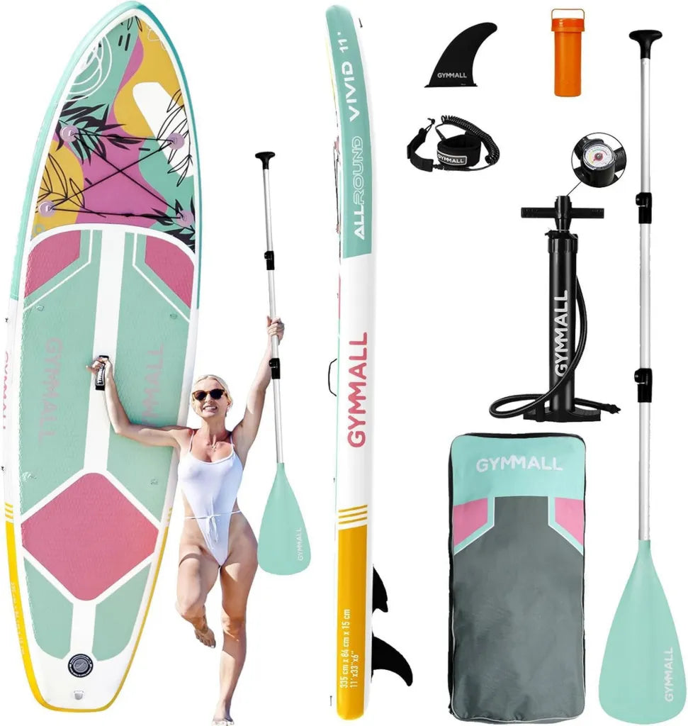 Planche de Paddle Gonflable Adulte avec Accessoires Premium, Id¨¦ale pour Tous les Niveaux