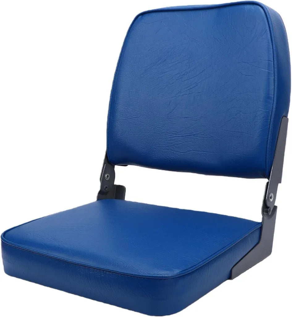 Chaise de Bateau Pliable Confortable en Mousse avec Cadre en Aluminium pour P¨ºche et Cano?