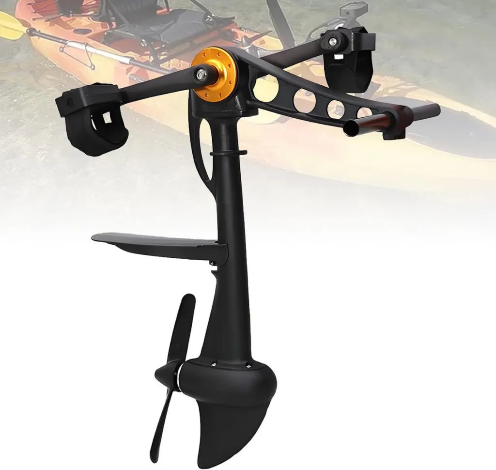 Ensemble de propulsion ¨¤ p¨¦dales en aluminium pour kayak, l¨¦ger 7 kg, installation universelle 42 x 15 cm, id¨¦al pour kayaks, stand-up paddles et surfs