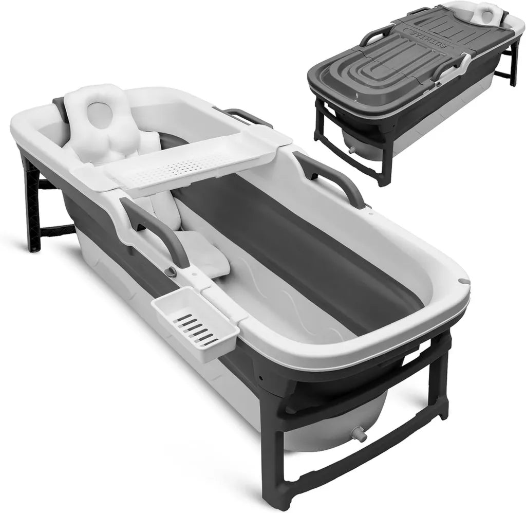 Baignoire Spa Pliable Adulte 152 cm avec LED et Accessoires