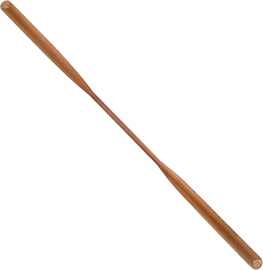 Pagaie Groenlandaise Eskimo en C¨¨dre et Fr¨ºne 210-225 cm pour Kayak de Mer ¨C L¨¦g¨¨re 710-890g