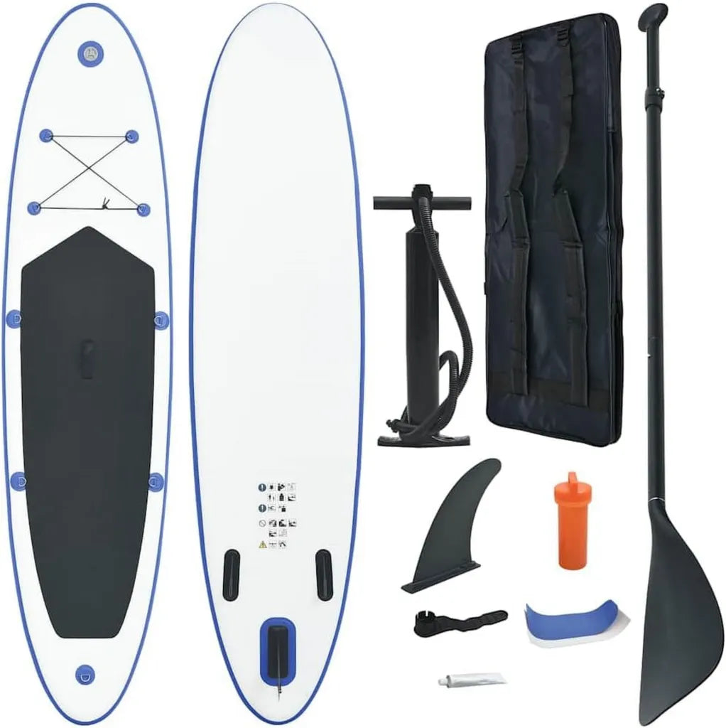 Planche de SUP Gonflable Multifonctionnelle avec Pagaie - 330x72 cm
