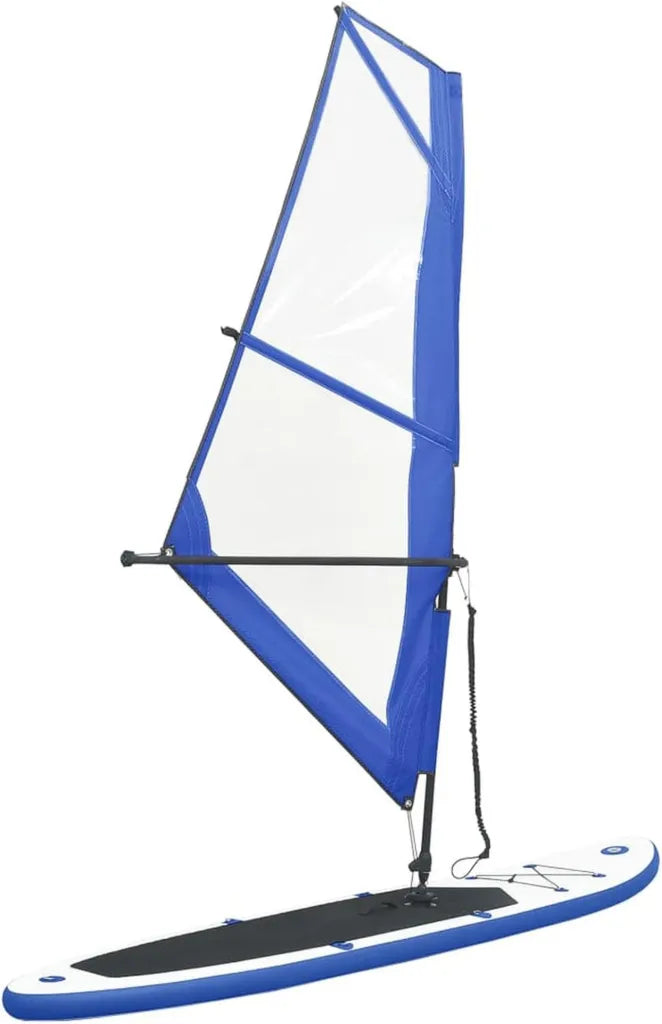 Planche de SUP Gonflable avec Voile, Set Complet pour Sports Nautiques