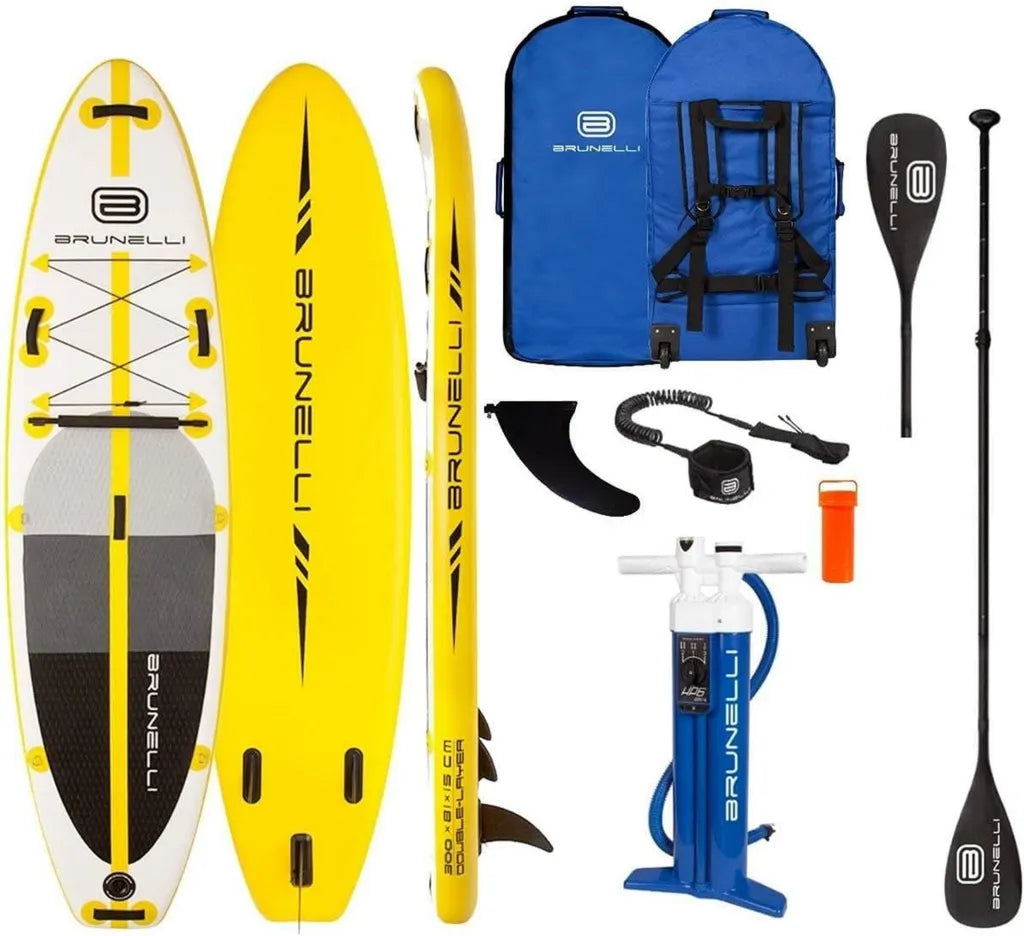 Planche Stand-Up Paddle 300 cm Brunelli 10.0 avec Kayak, Pagaie et Leash