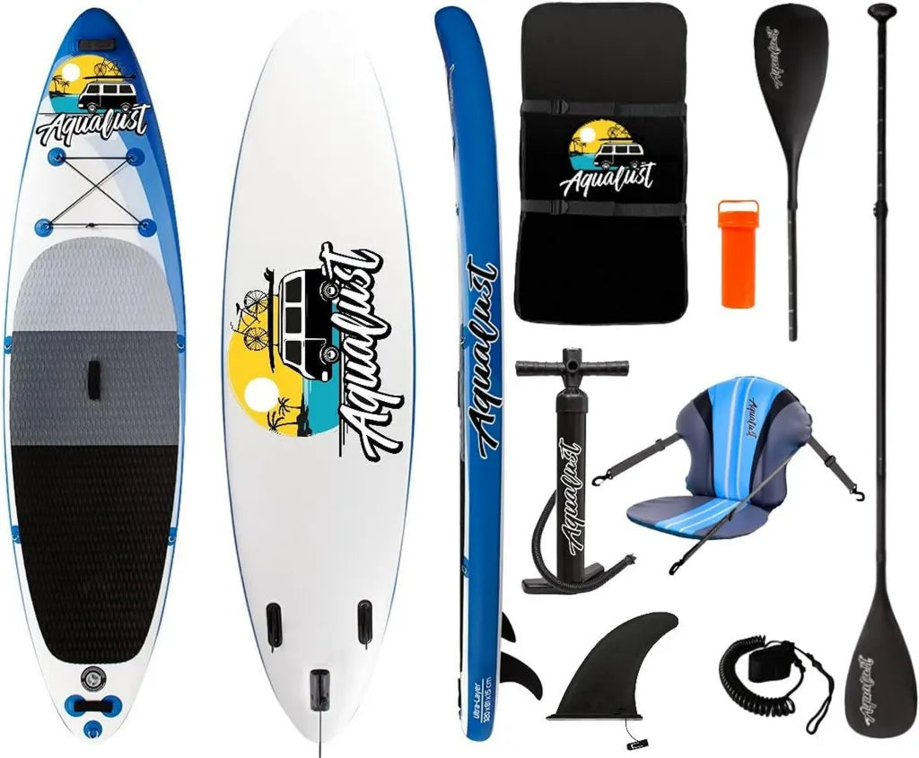Planche de Stand-Up Paddle avec Kayak et Si¨¨ge - 320 x 81 cm