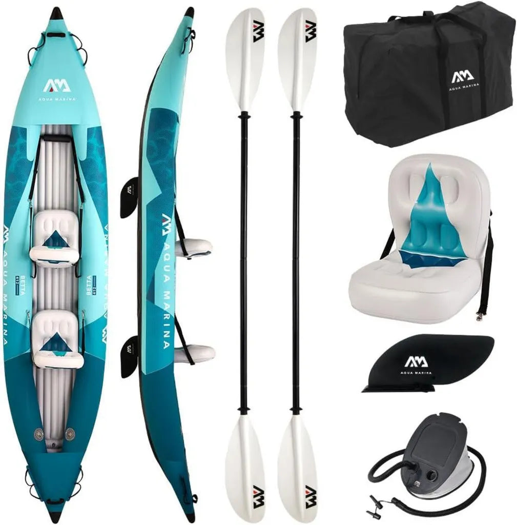 Kayak Gonflable Aqua Marina Betta 412 pour Deux Personnes 412 cm