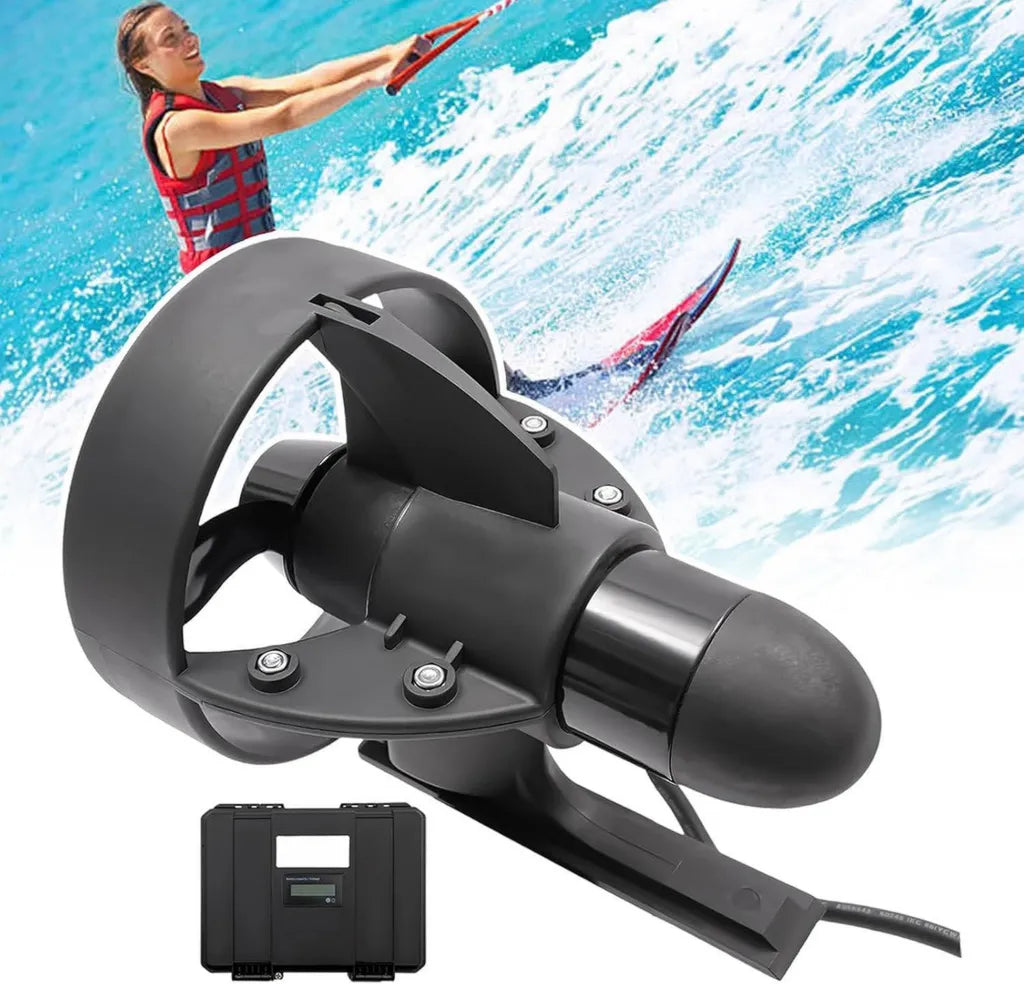 Syst¨¨me de propulsion ¨¦lectrique pour surf et kayak ¨C Moteur sous-marin 216W/288W ¨C Rechargeable