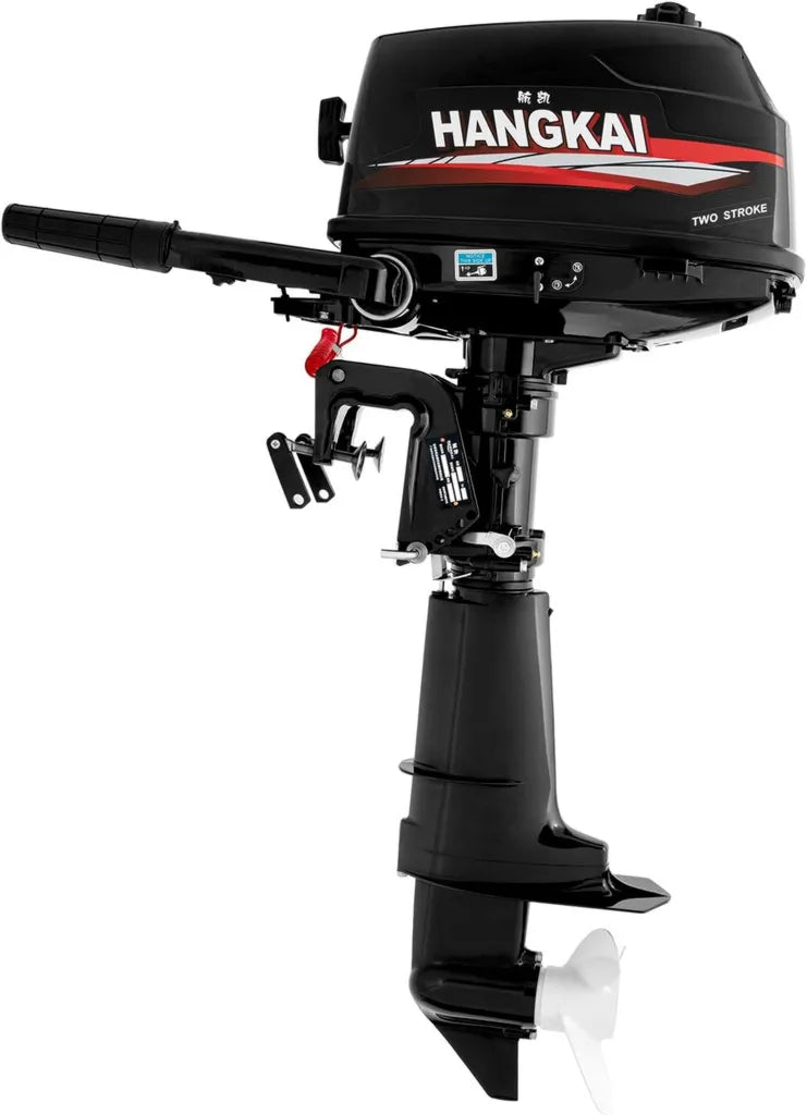 Moteur hors-bord 6 CV 2 temps 102cc refroidi ¨¤ l'eau avec CDI pour bateaux