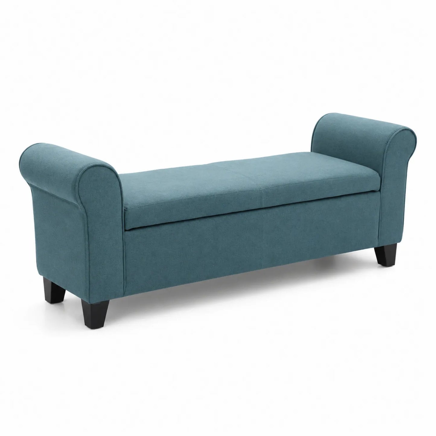 Banc en tissu avec accoudoirs 150cm