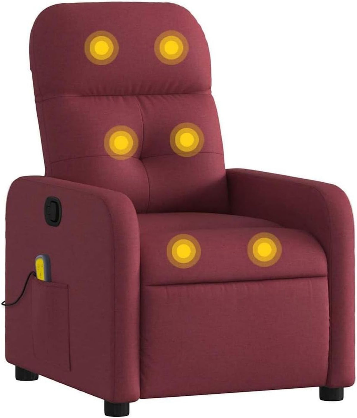 Fauteuil de massage: r¨¦glable, rouge, vidaXL