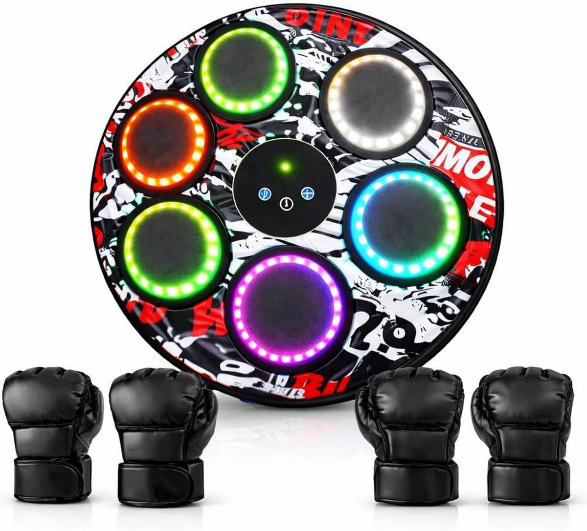 Machine de boxe musicale: montage mural, connexion Bluetooth, 9 modes