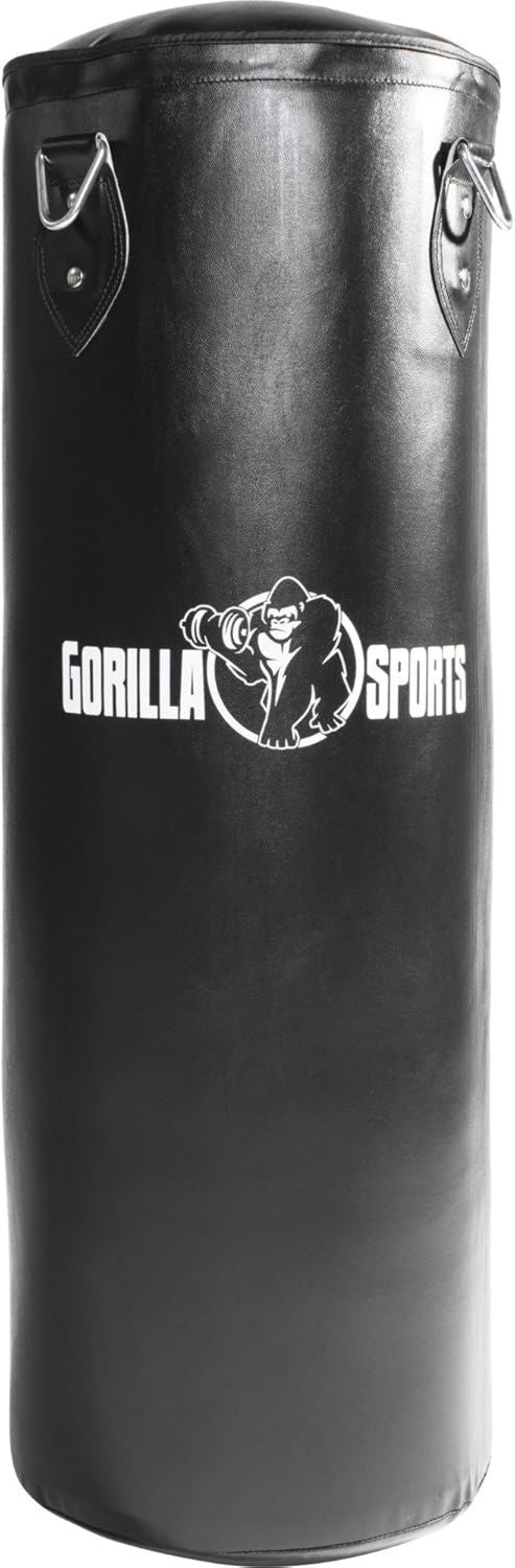 Sac de frappe ¨C structure en acier, 90cm, 120cm, 33cm, 37kg, noir, GORILLA