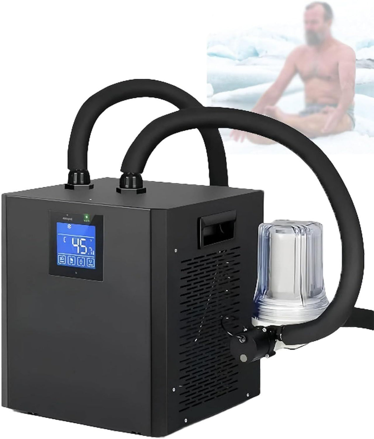 Refroidisseur pour bain froid: usage ¨¤ domicile