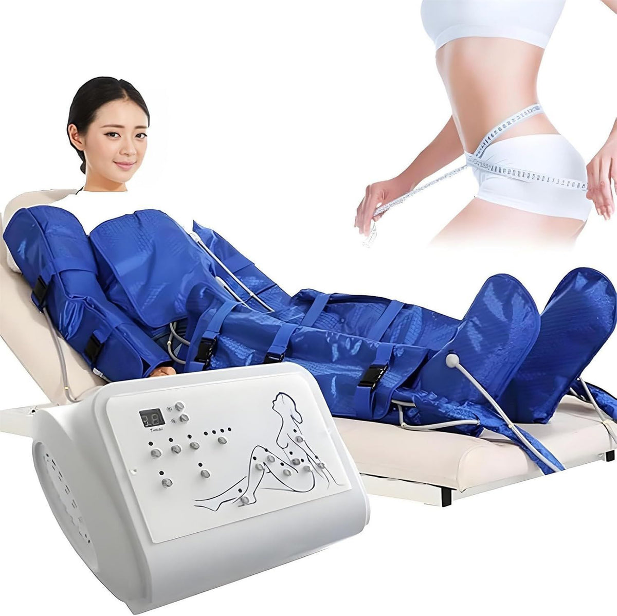 Bottes de pressoth¨¦rapie ¨C intensit¨¦ r¨¦glable, massage par compression d'air
