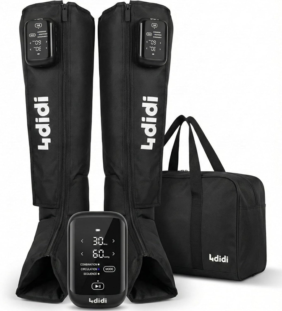 Bottes de pressoth¨¦rapie ¨C connexion Bluetooth, 5 chambres