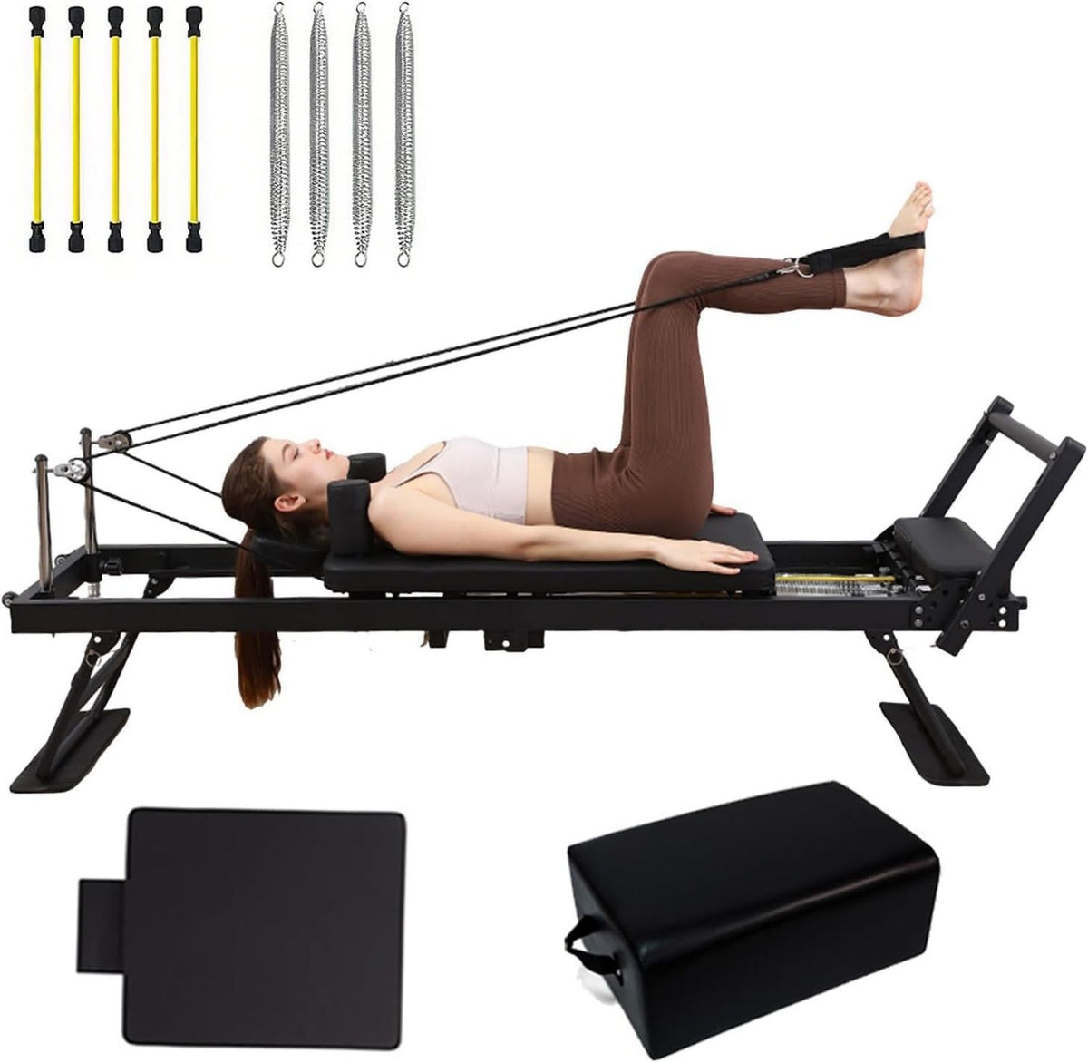 G¨¦n¨¦rique R¨¦formateur de Pilates: pliable, noir
