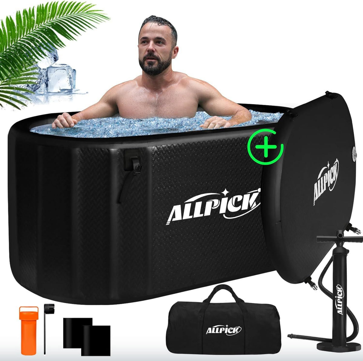 Bain froid - pliable, 150 cm, ALLPICK