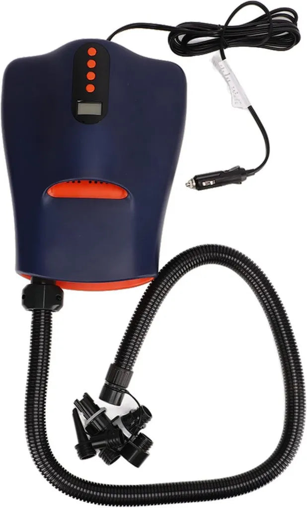 Pompe ¨¦lectrique Portable 22PSI 12V pour Kayak et SUP, Double Moteur avec Arr¨ºt Automatique et ¨¦cran Num¨¦rique