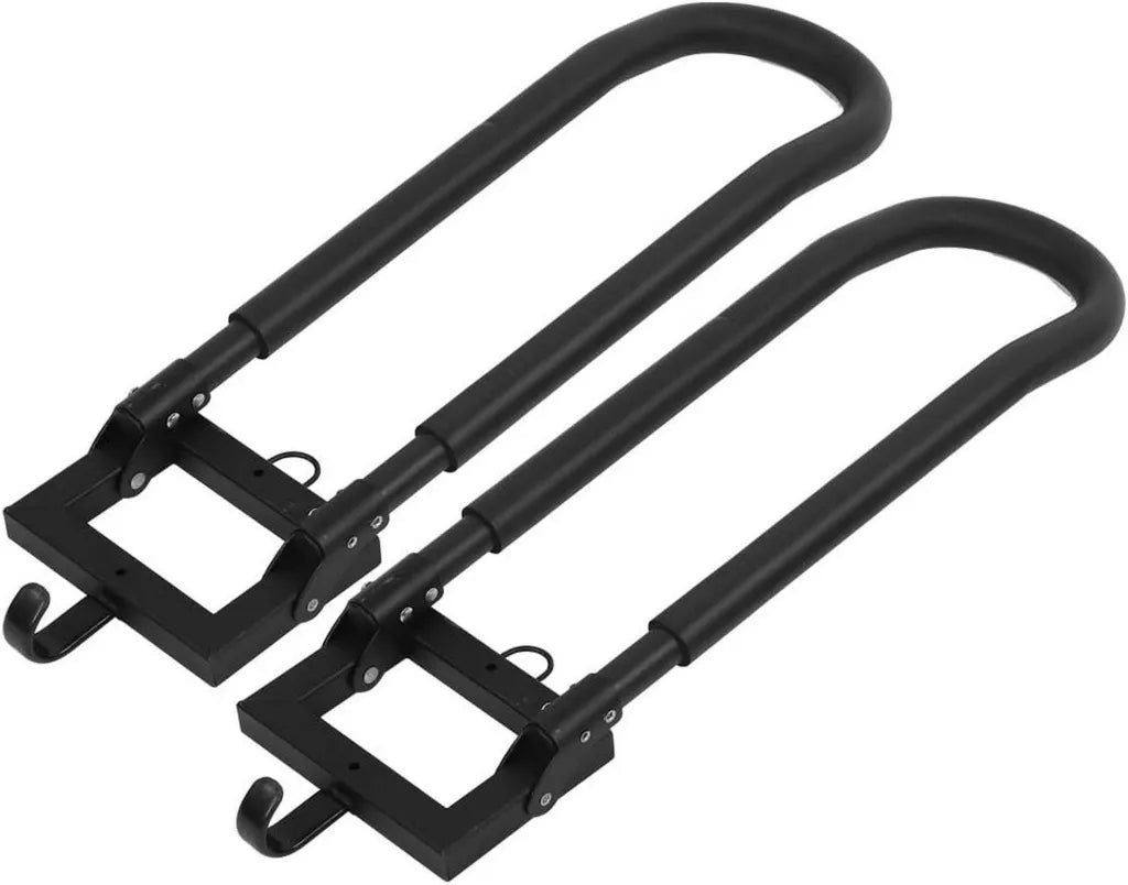 ¨¦tag¨¨re Murale Pliable pour Kayak et Cano?, Support Noir pour Bateaux, Lot de 2
