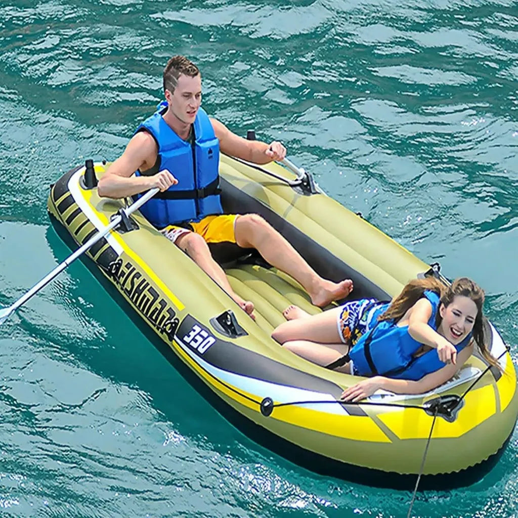 Kayak Pneumatique Adulte, Bateau Gonflable de Loisirs, 218 x 110 x 36 cm