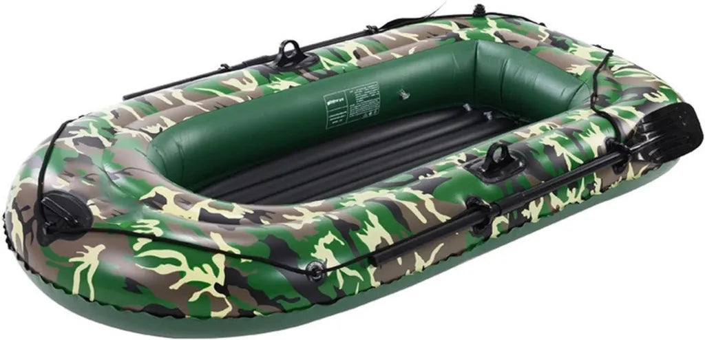Kayak Gonflable Vert 198x122 cm avec Pompe et Pagaie pour Loisirs et P¨ºche