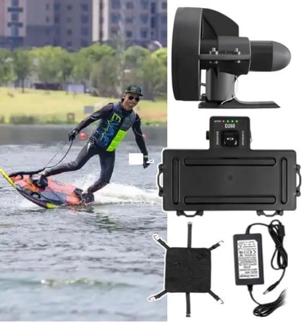 Planche de Surf ¨¦lectrique Motoris¨¦e, Vitesse 4-5 Km/h, Id¨¦ale pour Paddle et Kayak