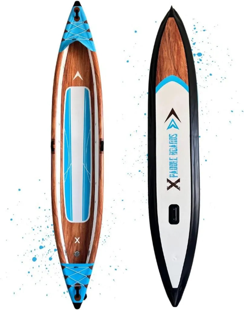 Kayak Gonflable 2 Places en Dropstitch, 470x80x42 cm, Mod¨¨le K-Blue