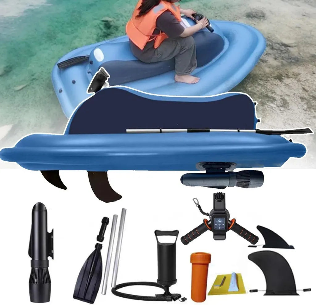 Scooter de Plong¨¦e ¨¦lectrique 500W ¨C Moteur Portable pour Bateau Gonflable, Natation et Kayak