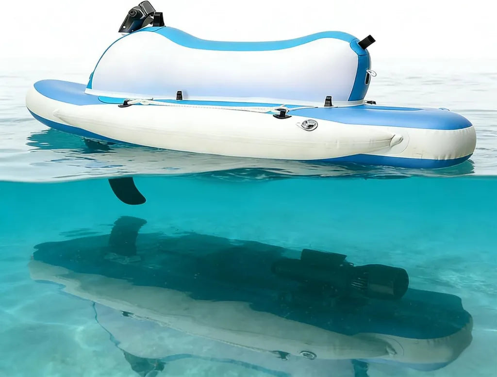 Kayak Gonflable 2 Places avec Pagaies, PVC Renforc¨¦ pour Lacs et Rivi¨¨res, Compact et Facile ¨¤ Transporter