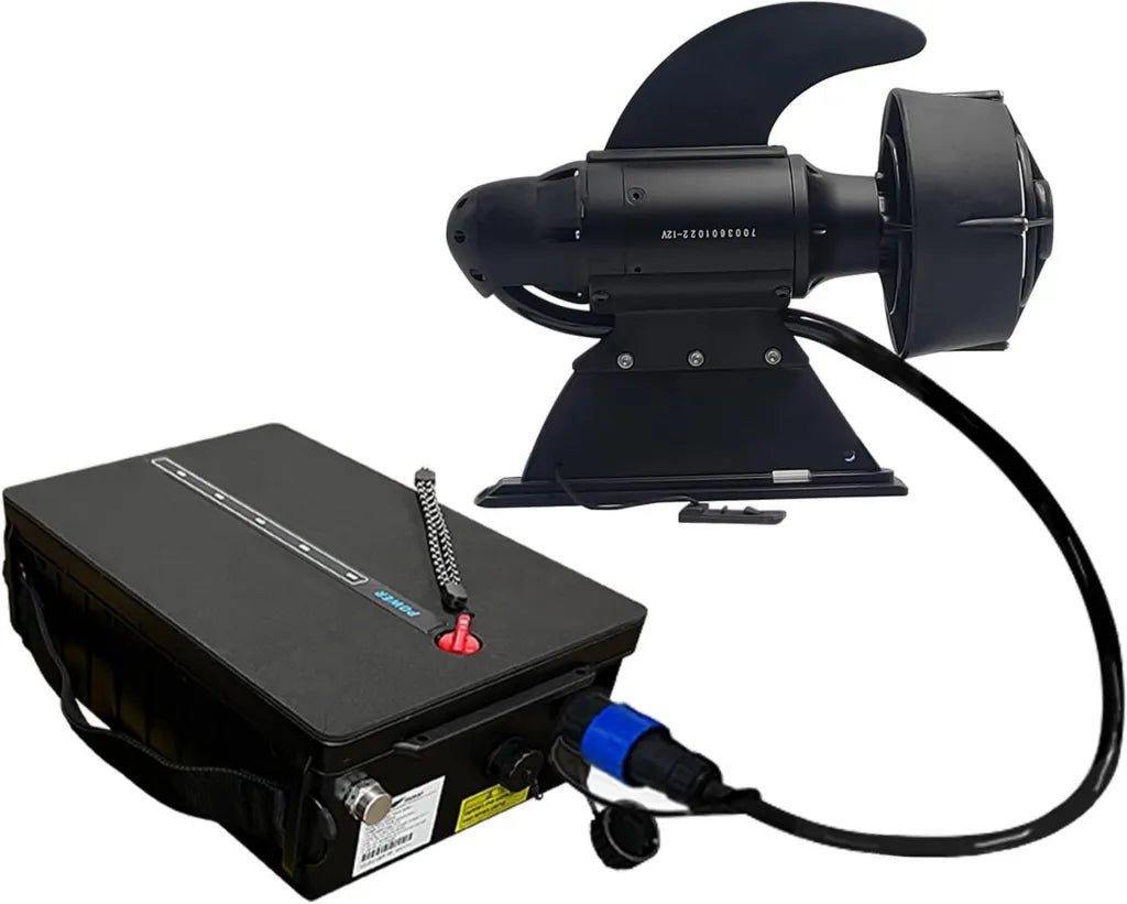 Moteur ¨¦lectrique pour kayak et paddle - 600W, 24V, pouss¨¦e 28 lbs