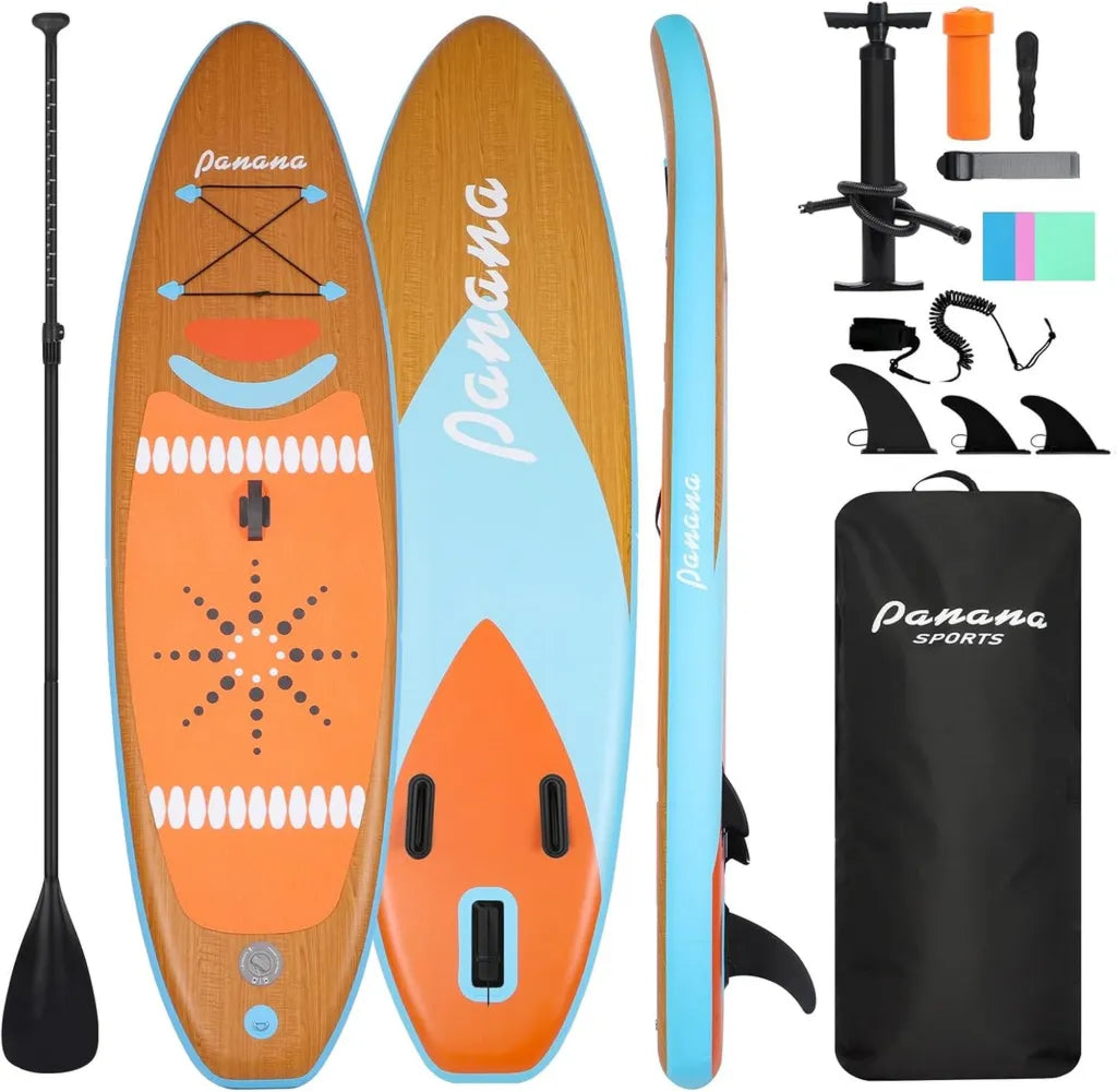 Planche ¨¤ Paddle Gonflable avec Accessoires pour Adultes et Adolescents
