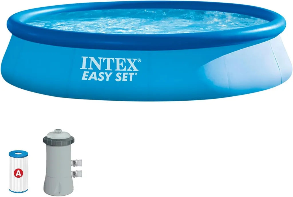 Piscine autoportante Intex Easy Set 3,96 x 0,84m avec ¨¦purateur 1,7m3/h