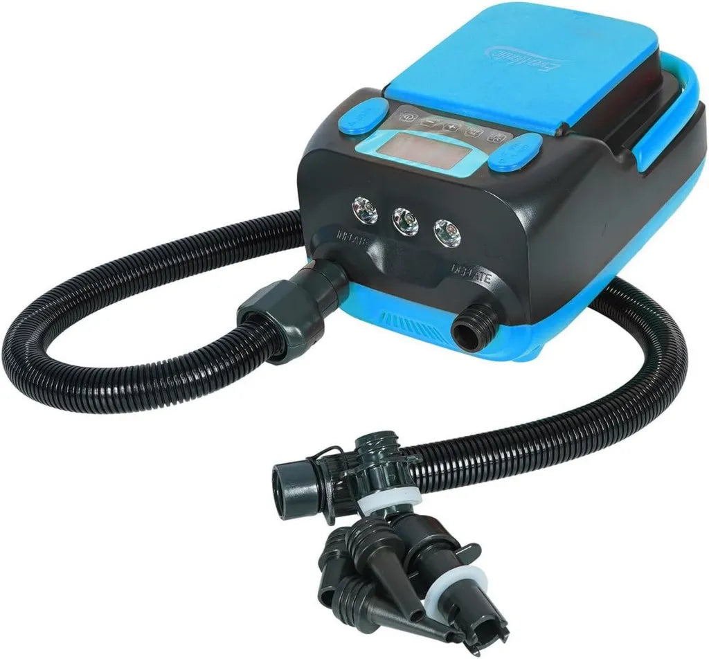 Gonfleur ¨¦lectrique Portable pour SUP et Kayak - Batterie Int¨¦gr¨¦e, Haute Pression 16 PSI, 12V 22V