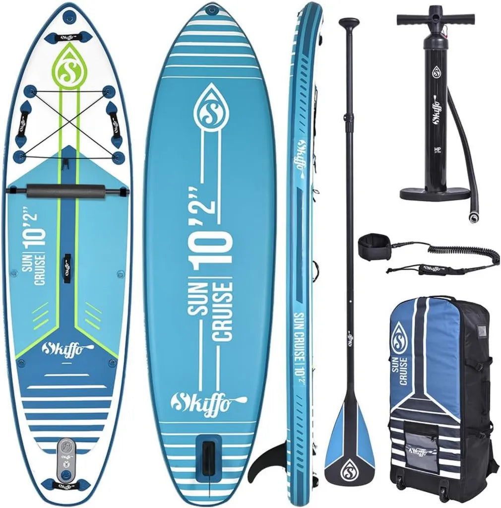 Planche de Surf Gonflable SKIFFO avec Accessoires pour Tous Niveaux