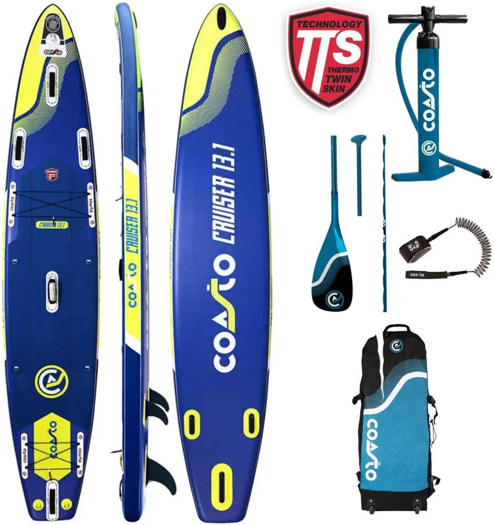 Planche de Paddle Gonflable COASTO avec Accessoires pour Tous Niveaux
