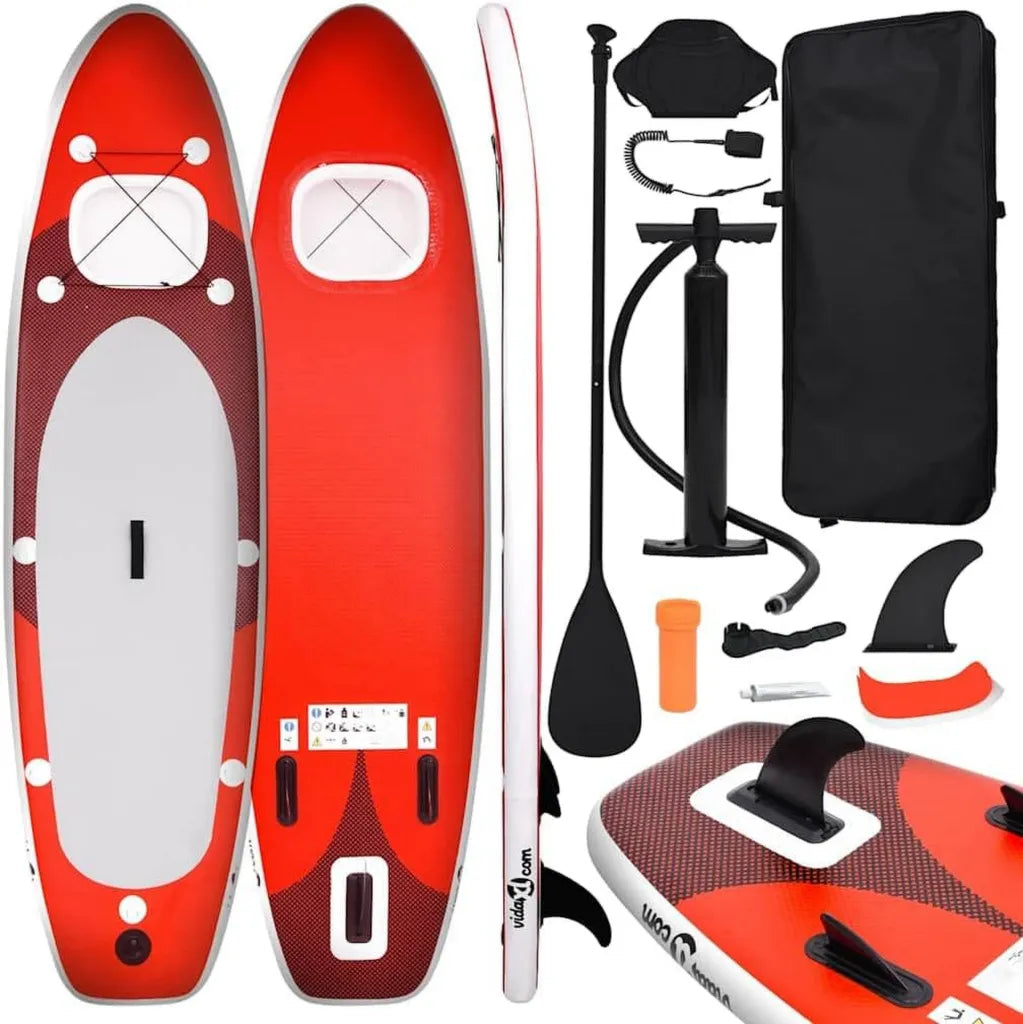 Planche ¨¤ Pagaie Gonflable 330cm avec Accessoires - Rouge