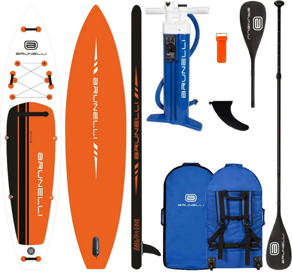Planche de Paddle Touring Premium 11.6 BRUNELLI - Croisi¨¨re Stand Up 350 cm