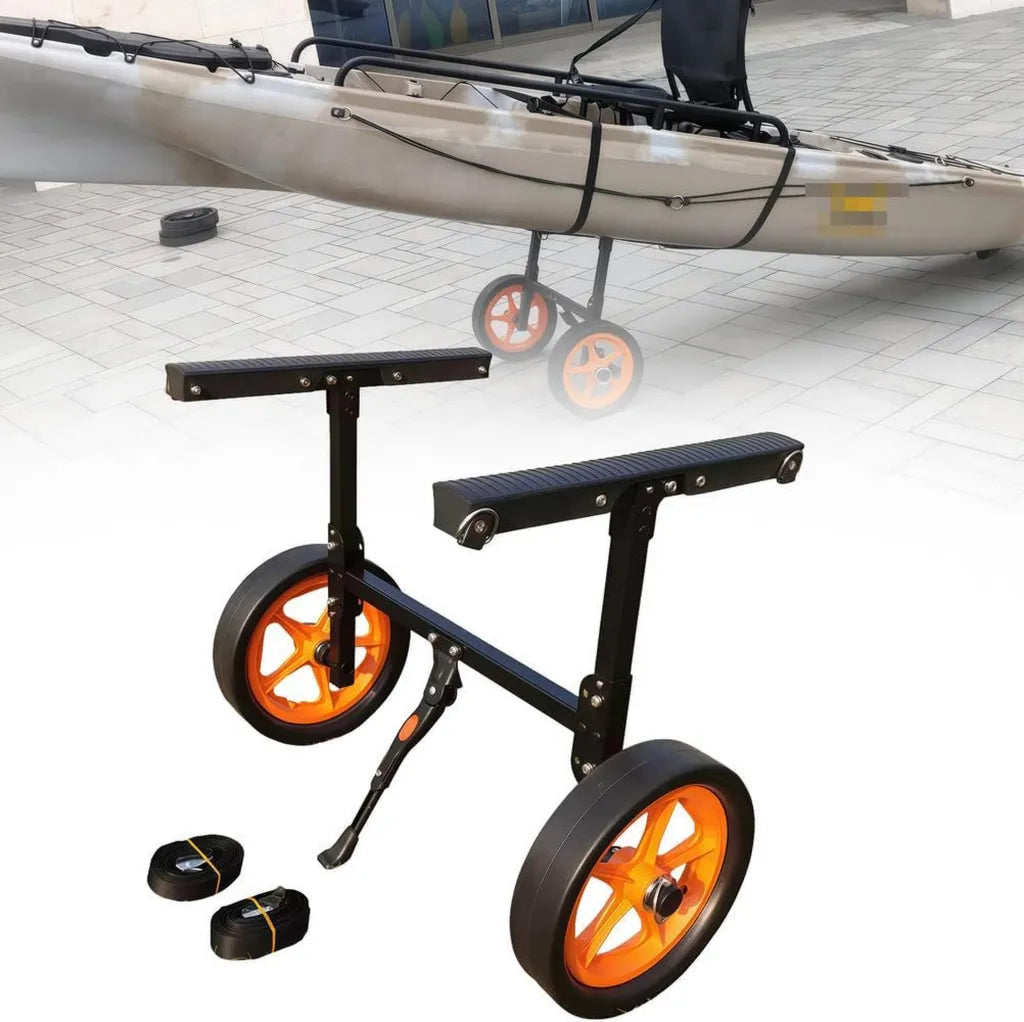 Chariot pliable pour kayak et cano?, capacit¨¦ 50 kg, adapt¨¦ paddleboards et bateaux