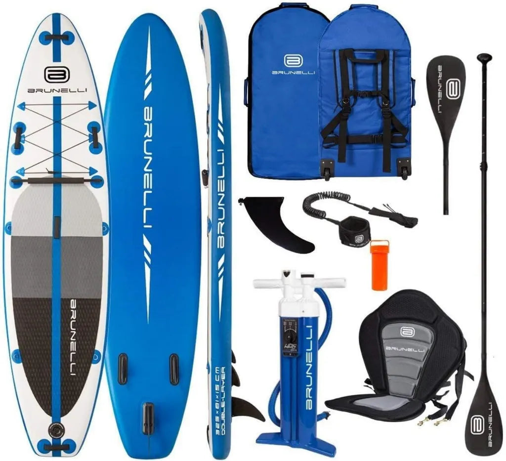 Planche SUP Windsurf 10.8 Brunelli - Kit complet avec pagaie, si¨¨ge et leash