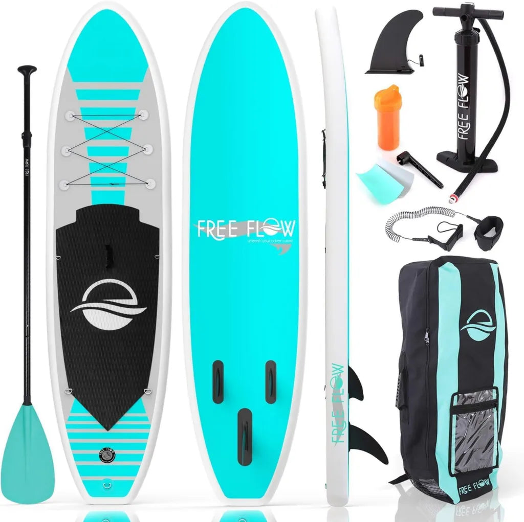 Planche de Paddle Gonflable Adulte avec Accessoires et Sac
