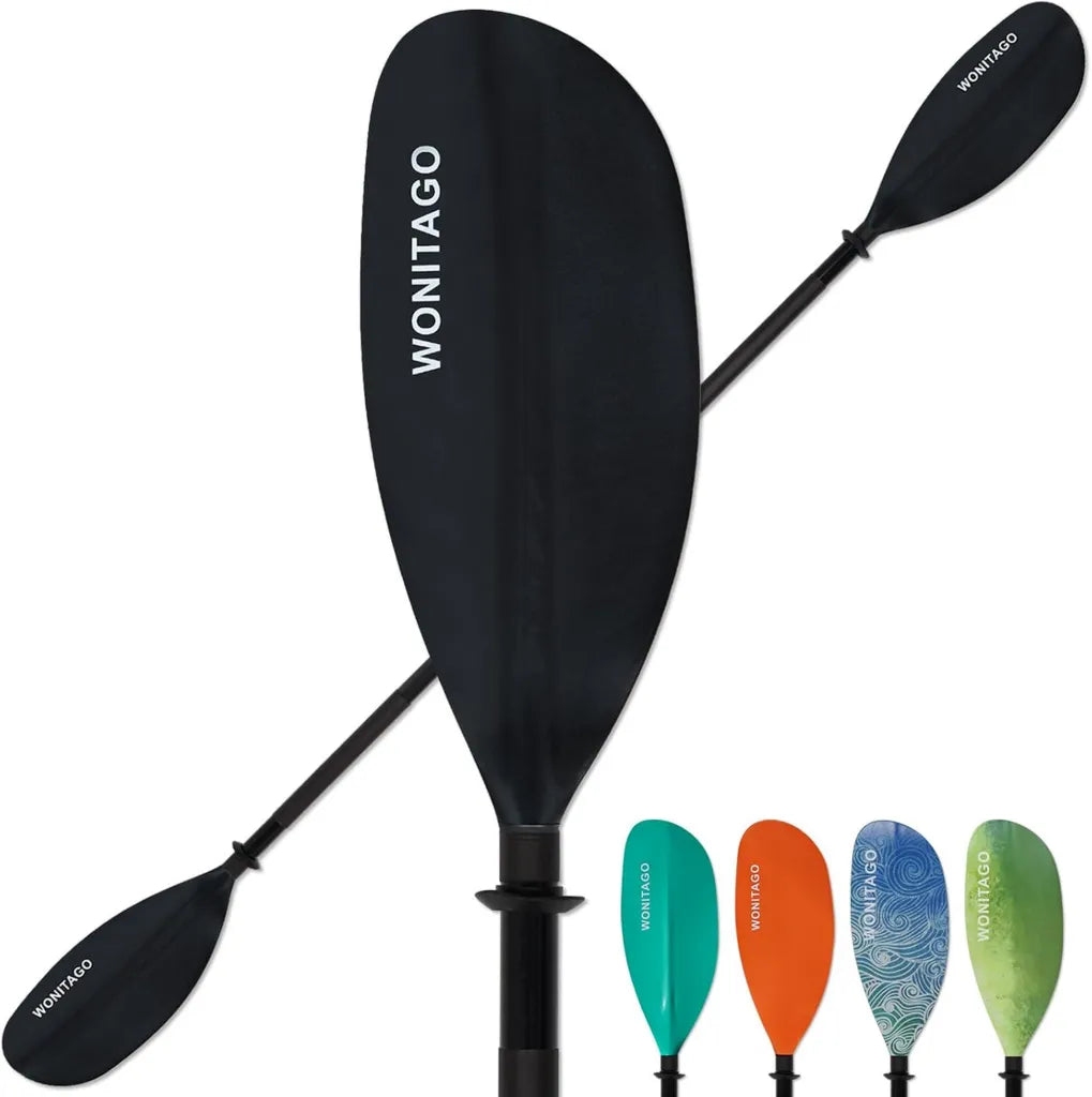 Pagaies r¨¦glables pour kayak en alliage l¨¦ger et polypropyl¨¨ne, flottantes, 210-250 cm