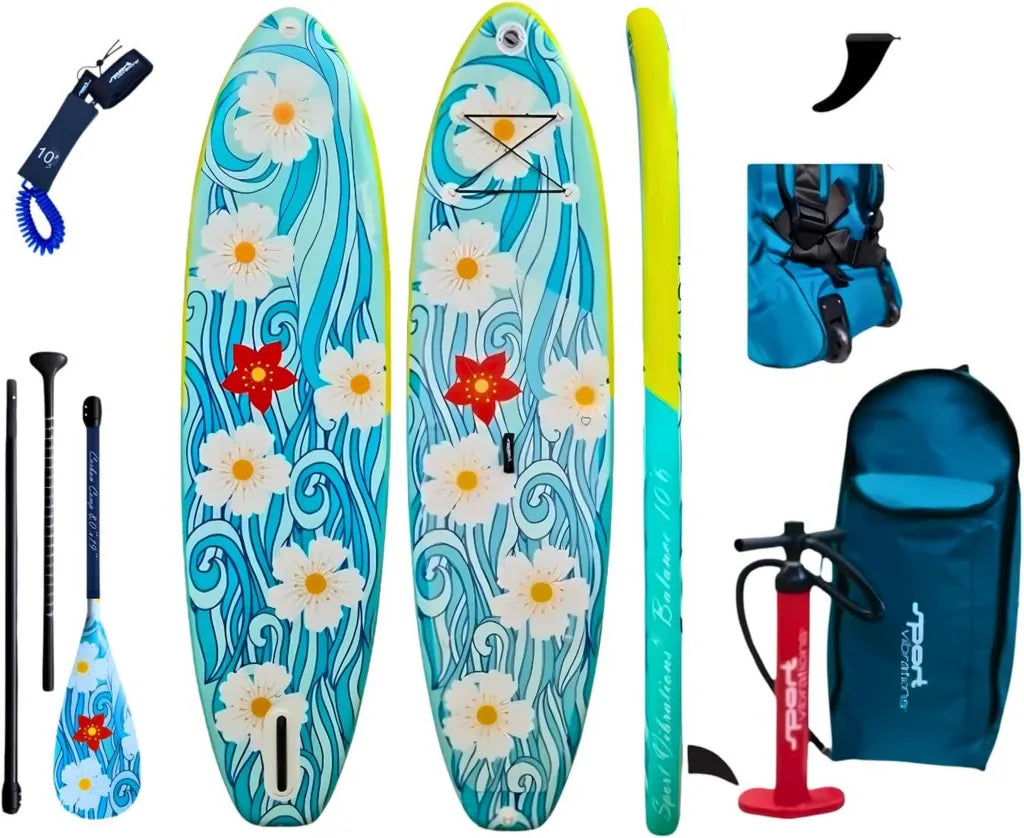 Planche de SUP 10'6 x 33' avec kit complet pour fitness et yoga