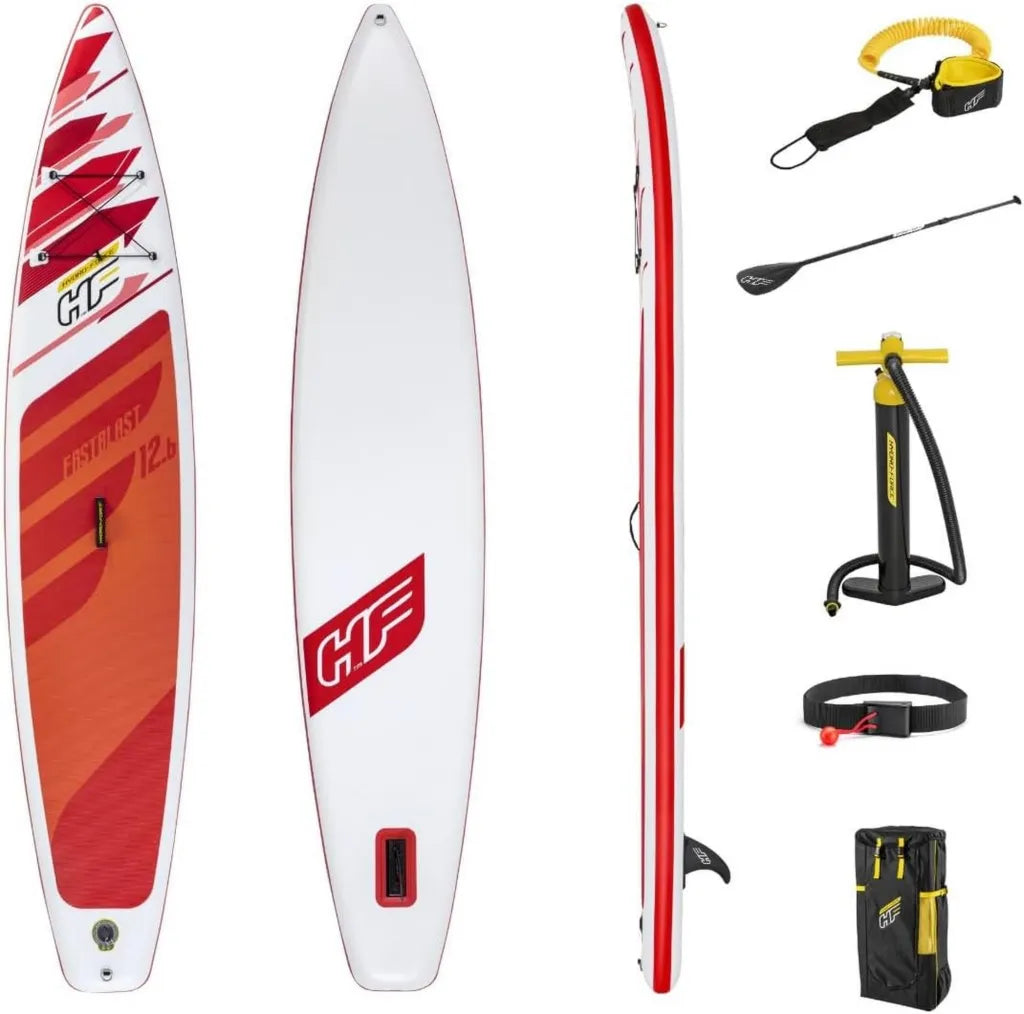 Planche de Paddle Gonflable Hydro-Force Fastblast 3,6 m avec Pompe et Sac