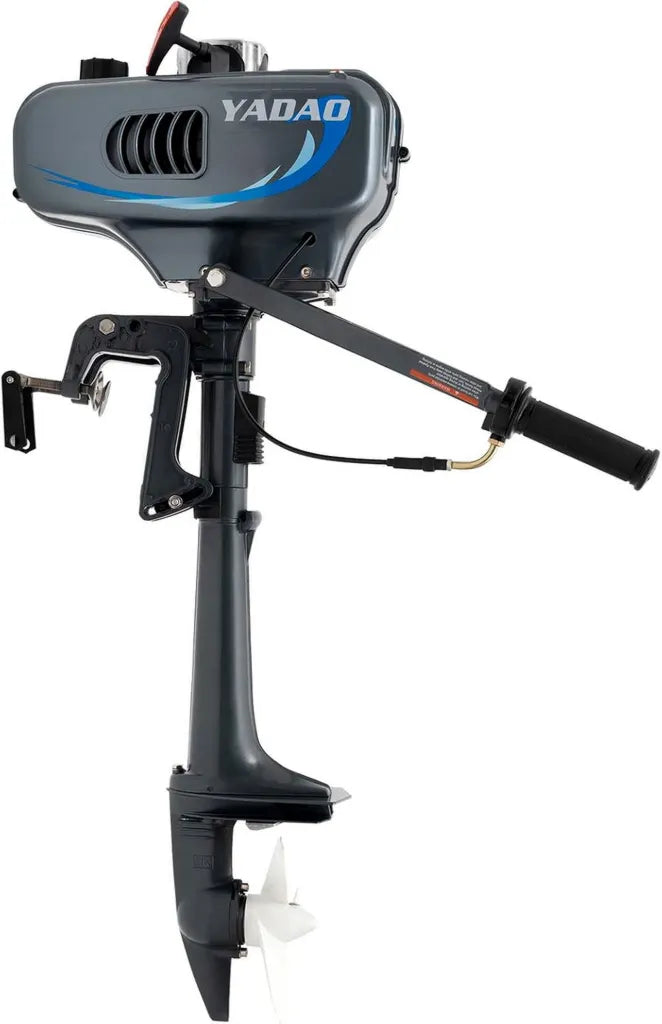 Moteur hors-bord 3,5 CV, 2 temps, refroidissement par eau, CDI inclus, pour kayaks et bateaux pneumatiques