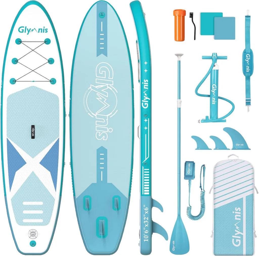 Planche de Paddle Gonflable Glymnis 10'6' avec Pompe et Accessoires Complet