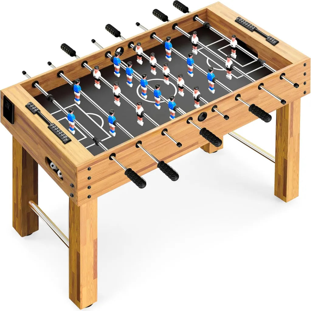 Table de Baby-Foot Familiale avec Accessoires ¨C Pour Adultes et Enfants, Id¨¦ale pour Salle de Jeux