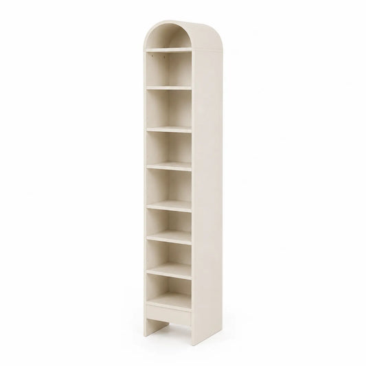 Étagère colonne haute en bois Beige 200cm