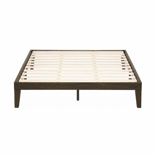 Cadre de lit en bois 200x160 cm Marron