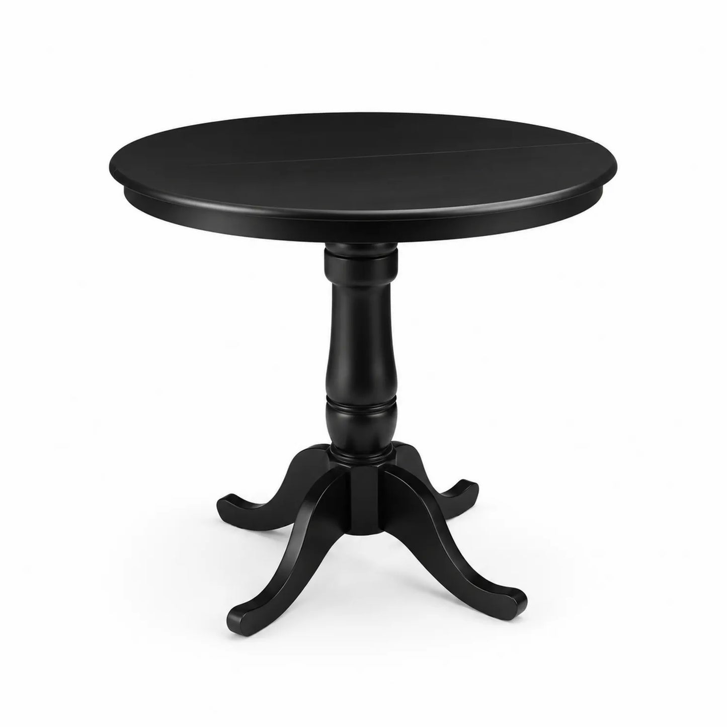 Table ronde en bois Noir Ø100 cm