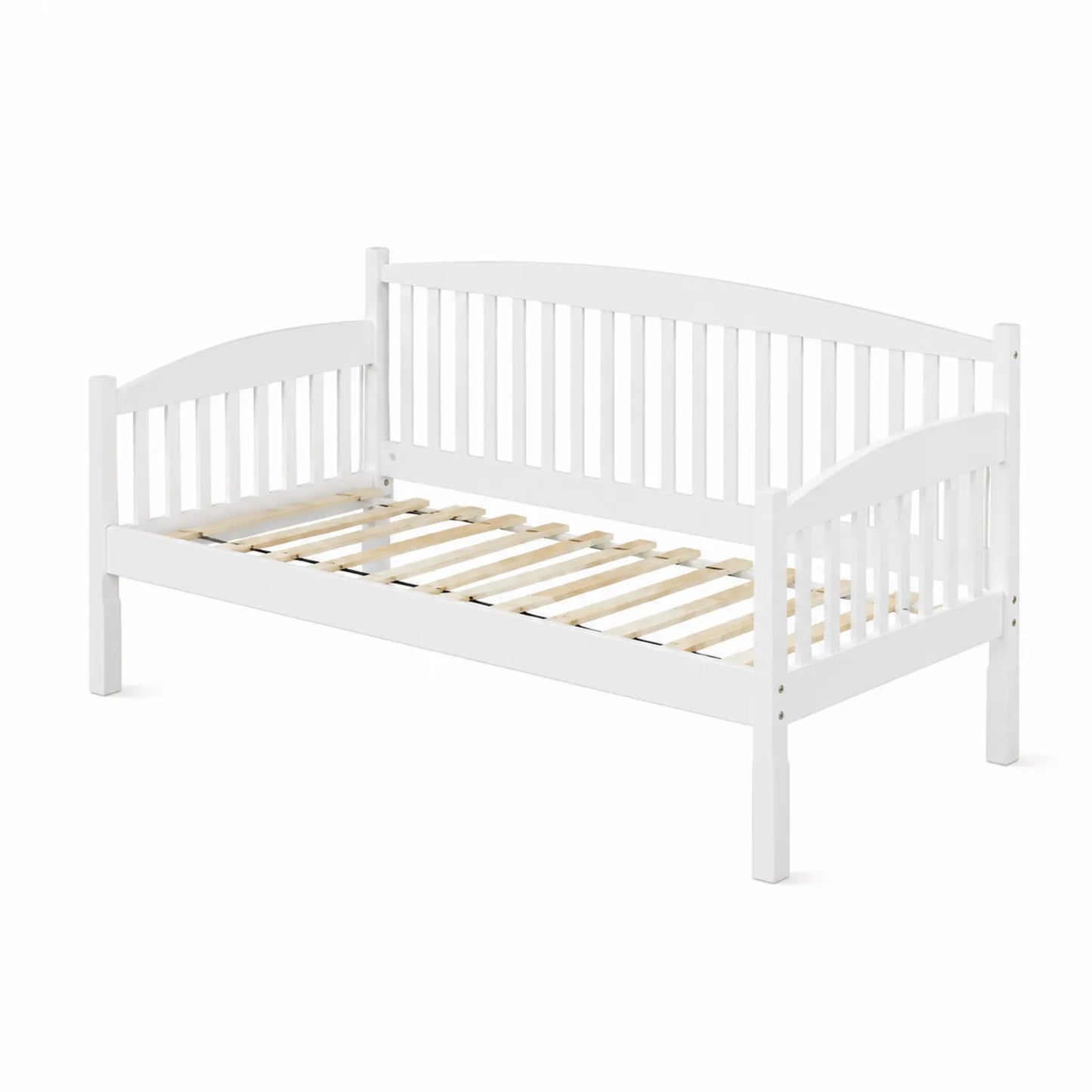 Cadre de Lit Simplicité en Bois Blanc